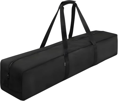 Shengruili Transportväska för ljus, Stativväska, Bärbar väska för tältstång, Svart, 70X20CM, svart