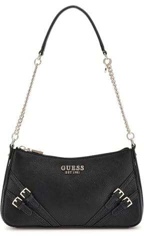 GUESS Bramina Top Zip Shoulder Bag Black