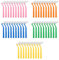 50 Pièces Brossettes Interdentaire,5 Tailles Brossette Interdentaires en forme de L,Brosse à Interstices avec Poignée Antidérapante,pour Nettoyer Entre Dents Maintenir Santé Bucco-Dentaire