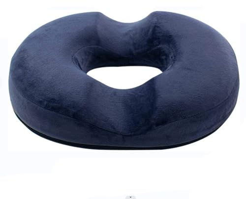 Bcuuozeeing Cojín ortopédico para hemorroides, cojín de asiento de espuma viscoelástica para coche, sofá, oficina