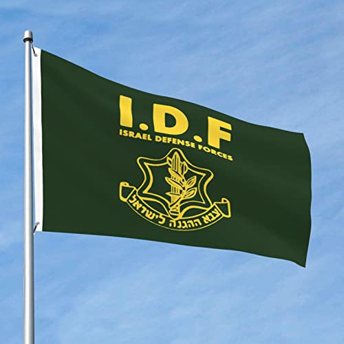 Bandiera Da Giardino Idf Israel Defense Forces Bandiera Da Cortile Lavabile Garden Flag Colore Vivido Bandiere Decorative Per Feste Festival Esterno 90X152CM