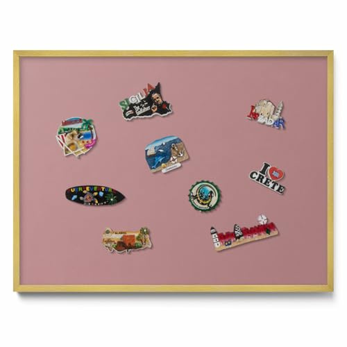 Tableau Mural Magnétique 80x60 cm – Panneau Aimanté Robuste Et Léger Avec Cadre Plastique, Idéal Pour Afficher Des Notes, Photos Et Messages Au Quotidien