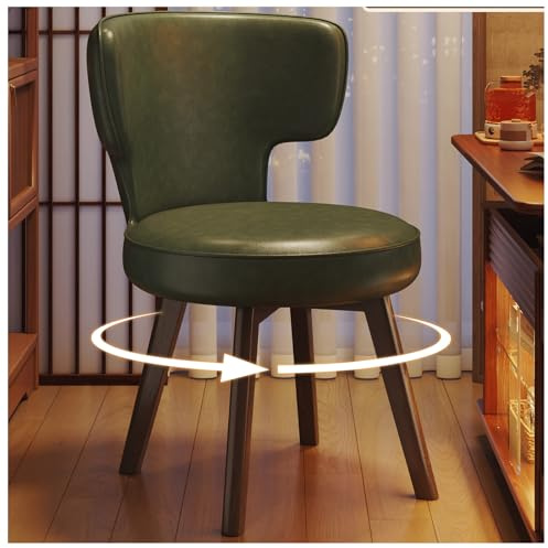 ZTGL Snurrbara matstolar, Moderna matstolar, 360° snurrbar skrivbordsstol, Bekväm sits, Barstol enkel, Klädda köksstolar,A,360° Rotating(1 PCS)