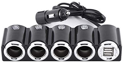 Zigarettenanzünderbuchse - DC 12V / 24V USB 4-Wege-Auto-Zigarettenanzünder-Splitter 4 Buchse Zigarettenanzünder-Adapter Power Adapter Ladegerät Beliebte