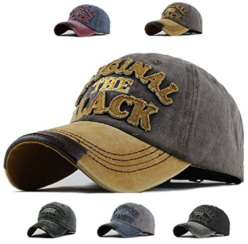 CheChury Cappellini con Visiera Vintage Cappellino Ricamo Berretto da Baseball Hip Hop Sport Cappellino retrò Baseball cap Ciclismo Running Uomo Donna Hat