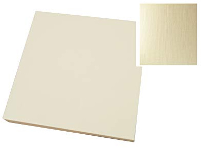 Craft UK 2357 12X12 Ivory Linen Recycled Card