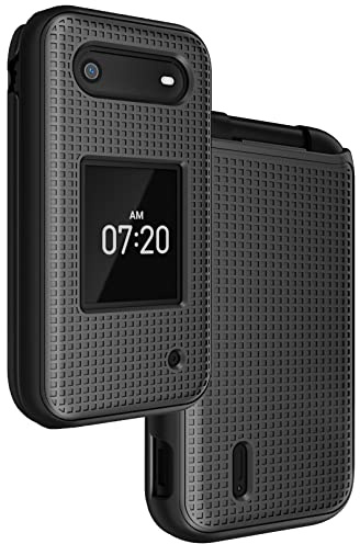 Nakedcellphone Grid Series for Nokia 2760 2780 Flip Phone Case - Black