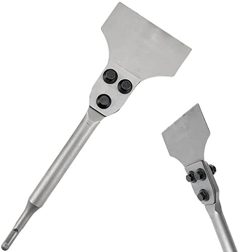Scalpello per Piastrelle SDS-Plus 300 x 75 x 80mm, Scalpello a Spatola Angolato in Qualità Professionale, Geometria Ottimizzata, per Piastrelle, Ceramica, Piastrelle per Pavimenti (1)