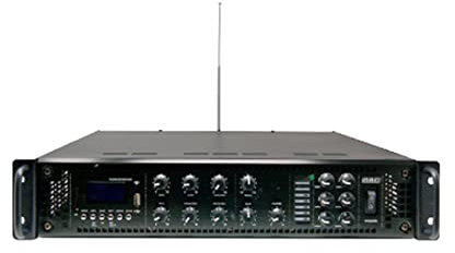 KONELCO S.p.A. GBC Amplificatore integrato di potenza, amplificatore bluetooth a 6 zone con MP3, DAB, FM SCAN e ingresso USB