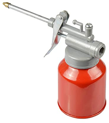 Bexdug Bomba Aceite,Aceitera Metal Alta presión 250 ml con Boquilla Cobre | Mantenimiento Mecánico Aceite Lubricante para Motores Frenos Tiendas Autos