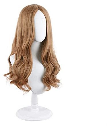 Anime Megan Cosplay Perücke Frauen Lange Wellenförmige Blonde Perücke Horror Film Synthetische Rolle Spielen Halloween Haar Perücke Kappe