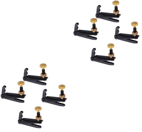 Toyvian 8stücke Teiliges Violin String Adjuster Für Präziser Feinstimmer Mit Rutschfestem Design Für Effektive Klangjustierung Kompakt Und Tragbar