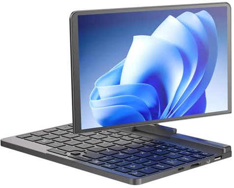 Tablet PC portatile 2 in 1 portatile da 8 pollici Touchscreen rotante a 360° da 12 GB WiFi6 Notebook portatili portatili,12G+2000G