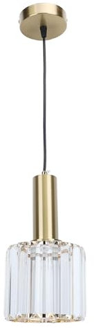 Asixxsix Kristall-Pendelleuchte, Luxuriöse, Elegante Goldene Kristall-Kronleuchter, Moderne Hängeleuchte für Kücheninsel, Esszimmer, Flur, Schlafzimmer, Kristallinsel-Beleuchtung