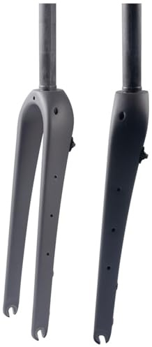 HWEVDHJ Gravel Gabel 700c Carbon Rennrad Starrgabel 28,6 Mm Scheibenbremse Vorderradgabel 1-1/8 Zoll Gerade/konisch Fahrrad-Vorderradgabel 700 * 55C