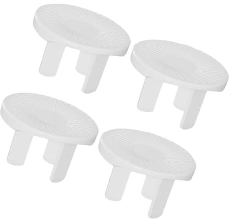 SEWOART 4stücke Safety Outlet Cover Steckdosen Schutz Für Kleinkinder Sicherer Kindersicherer Steckerschutz Installieren Langlebig Und Elektrischen Unfällen Vorbeugend