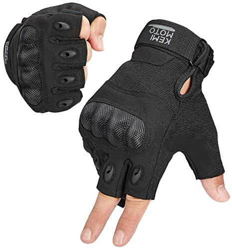 KEMIMOTO Taktische Handschuhe, Einsatzhandschuhe mit Hartschalenverstärkung und Atmungsaktiv