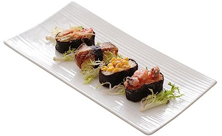 MOTHNUR Steakteller Aus Keramik Brotlaibform Sushi-teller Weatern-food-teller Keramikgeschirr Vielseitig Einsetzbar Für Brot Steak Und Sushi Täglicher Gebrauch Und Partys Schöne
