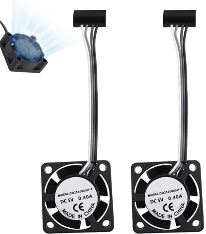 BTFO 2stk Extruder-Hotend-Lüfter für Bambu Lab P1P/P1S 3D-Drucker | Hochgeschwindigkeits-Lüfter mit Leisem Betrieb für Schnelle Wärmeableitung