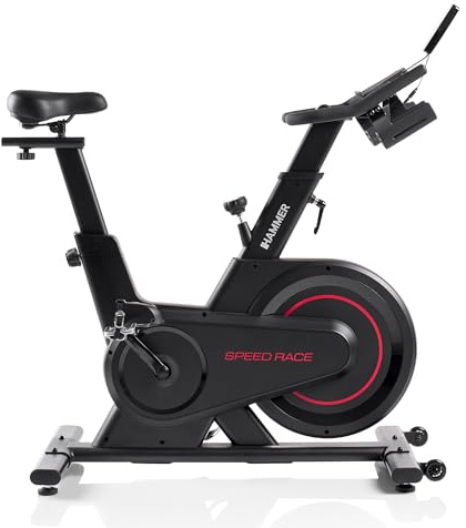 HAMMER Speedbike Speed Race, Indoor Cycle, 16 kg Schwungmasse, Kinomap & BitGym