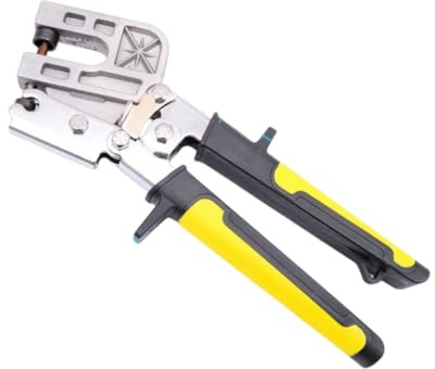 Aundhegrtt Pince à Sertir en Acier Outils de Cloison Sèche Pince à Verrouillage pour Encadrement Fixation Sertissage de Rail Rivets Pince à Sertir Universelle B