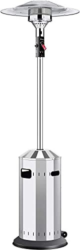 Enders Riscaldatore a gas per Patio Elegance per Esterno - Rriscaldatore radiante a gas - Fungo a Gas con regolazione continua - Bruciatore Eco Plus completo di ruote per il trasporto #937623
