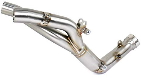 DOMINATOR YZF R1 1000 RN19 Tubo Elimina Catalizzatore, Decatalizzatore, No-Kat, Mid Pipe Inox DE-Cat DECAT Exhaust Terminale di Scarico Silenziatore 2007 2008