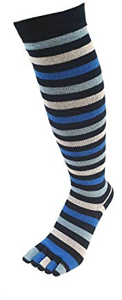 TOETOE - Väsentlig - Bomull Knähöga Tåstrumpor (Denim, 35-46)