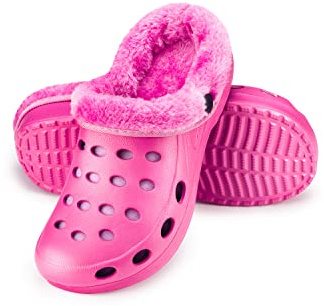 ESTRO Zapatillas Casa Mujer Invierno - Zuecos Hombre Invierno Zuecos de Goma Mujer Invierno A01 (37, Rosa)