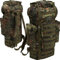 BWuM Bundeswehr Kampfrucksack Molle 65L + Patch & Flagge, Farbe:Flecktarn