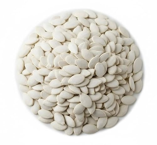 Roasted and Salted Oregon Squash Seeds, White Pumpkin Seeds in Shell (1 Pound)