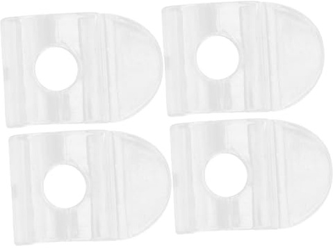 DOITOOL 4pcs Roller Shade Parts Hem Grips Window Roller Blinds Shades Clear Handle Pull Lifting Clamp Pull for Roller Shades Blinds Rolling Curtain Accessories