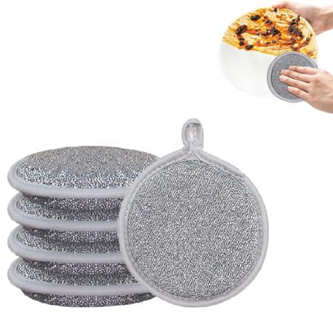 Stracci multiuso in filo metallico, panni riutilizzabili per la pulizia della cucina, panno per spolverare senza pelucchi, panno antigraffio per lavare i piatti, stracci per la pulizia delle pentole