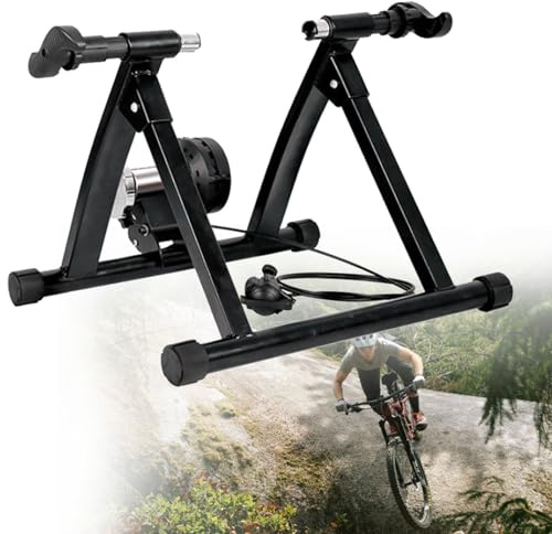 lwjunmm Home Trainer pour vélo,Support pour vélo d'entraînement Pliable,Support d'Entraînement pour Vélo,Home Trainer pour Roues de 26'/29'