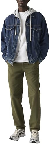Levi's XX Chino Authentic Straight Pantalones para Hombre, Olive Night Auth TWI, 32W / 32L