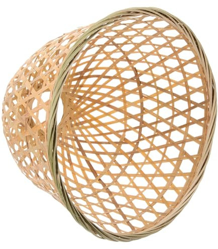 OSALADI Pendelleuchtenschirm Rustikaler Dekorativer Lampenschirm Gewebtes Design Für Die Beleuchtung Von Hotelbüros