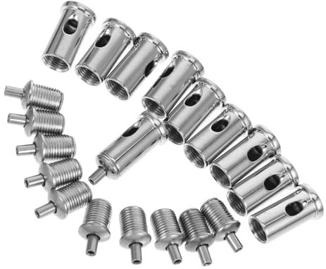 HOMOCONO 10pezzi Serracavo Inossidabile Per Cavi Fibbia Di Giunzione Per Tensionamento Cavi Accessori Per Installazione Facile e Veloce Di Ropes Per Cartelloni Pubblicitari e Illuminazione