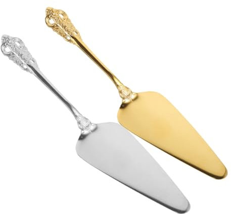 HOMOBABE 2 Pezzi Spatole Per Torte in Acciaio 304 Tagliapasta e Utensili Per Tagliare Torte Di Spatole Per Piccola Spatola e Tagliapasta Per