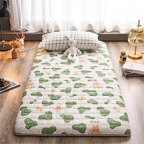 Japanische Futon-Matratze, tragbares Camping-Klappbett, rutschfestes Boden-Sofabett, rollbare Isomatte, 80 x 190 cm, ideal für Zuhause und Reisen