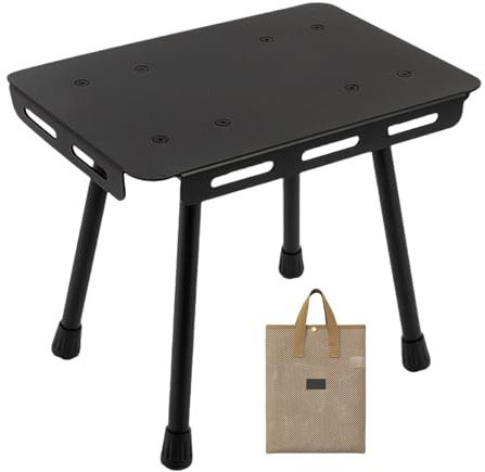 Rebellious Multifunktionaler Camptisch Und Hocker Mit Aufbewahrungstasche Wetterfestes Aluminiumlegierung Outdoor Möbel Für Den Reisfalt Campinghocker Zum Wandern