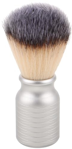 MAGICLULU Brocha de Afeitar para Hombre de Viaje Sintética para Barba Crea Espuma Espesa Jabón Herramienta de Afeitado para Hombre