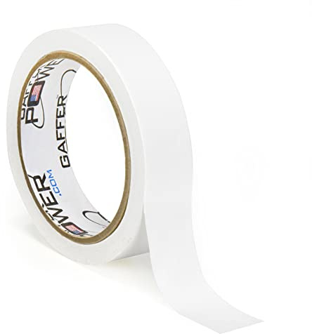 Gaffer Power Console Tape 1” x 20 Yards – Write-On Labeling Tape for Audio Mixers, DJ Equipment, Lighting Boards & Stage Use – Removable, Non-Reflective