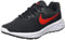 Nike Revolution 6 Straßenlaufschuh für Herren, Black/University Red-Anthracite, DC3728-005, 45.5 EU (11.5 US)