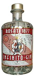 Gin Infinito Rosati Qualis Superior da 700 ml, 42% vol, gin con Anice Verde di Castignano