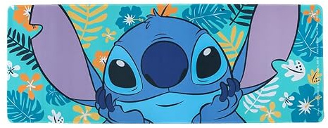 Stitch Desk Mat - Officially Licensed Disney, Non-Slip Rubber Mouse Pad, Vibrant Lilo & Stitch Tropical Design, Perfect for Gaming, Working or Browsing, Home Office Accessory | Paladone