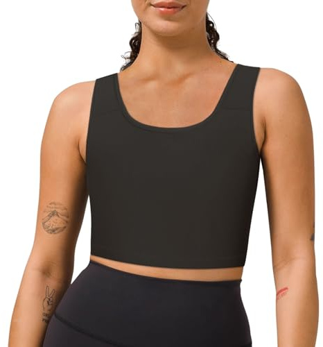 GCTBL Bröstbindare Transgender FTM Trans Halv Andningsbar Binder (B, M)