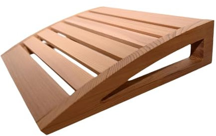 KESOTO Sauna Kopfstütze Aus Holz, Nackenstütze, Ergonomische, Komfortable