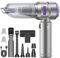KITBEZN Handstaubsauger, 18000Pa Akku Handstaubsauger Kabellos, 3 in 1 Autostaubsauger mit Waschbar HEPA-Filter, Wiederaufladbarer Akkustaubsauger für Auto, Haus, Küche, Tierhaare, lila