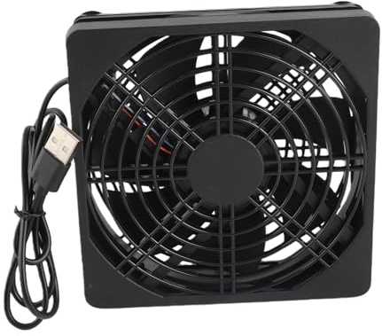 2st datorhöljesfläkt, 5V Ultra Silent Quiet Cooling Fan, USB PC Cooler Fan Case Fans, Quiet Heat Dissipation, Lämplig för alla typer av routrar, TV-modem.