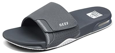 Reef Men's Fanning Slide Sandal, Shadow, 7 UK (UK 7) Charcoal